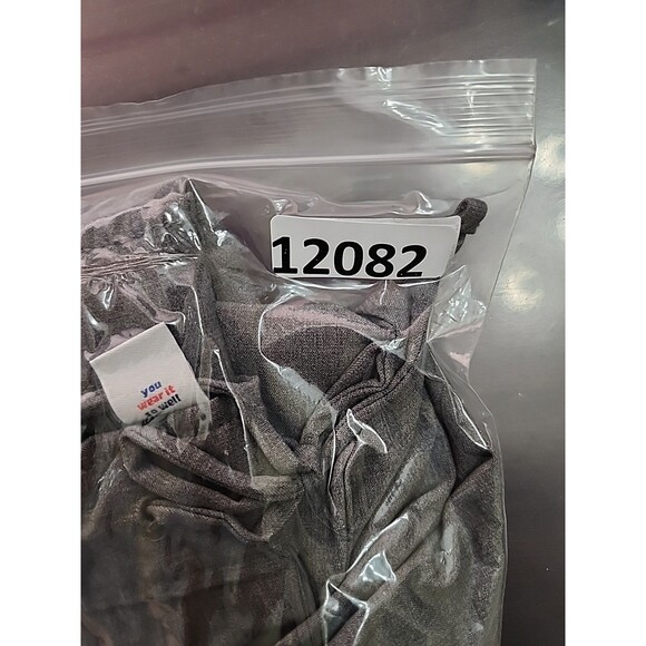 Old Navy Billie Straight Trouser Pant Women 3X Gray Pull On Drawstring NEW - Picture 10 of 10